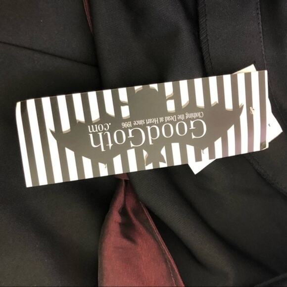 Chic Star Good Goth Red Black Halloween Dress NWT Size Medium - Picture 13 of 16